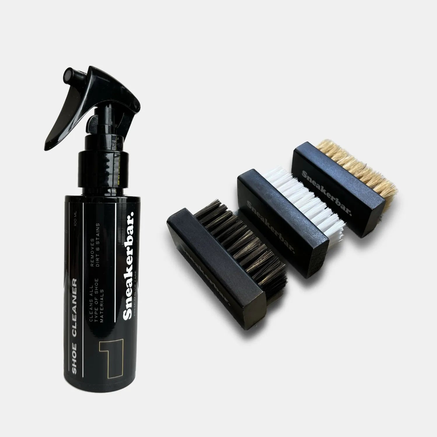 Shoe Cleaner + Brush Set Combi Deal